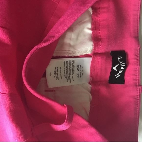 CALLAWAY STRECH WOMEN’S GOLF SHORT/PANTS SIZE XS (0-2) - Picture 8 of 11